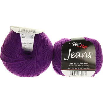 Vlna Hep Jeans tmavě fialová 8060