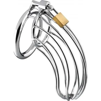 Pás cudnosti Kovová klec na penis se zámkem Sinner Gear