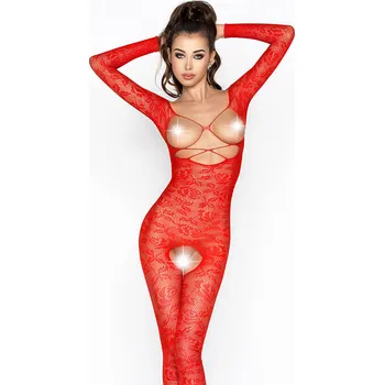 Bodystocking Passion BS031 červená