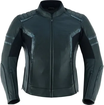 Moto bunda Dámská kožená motocyklová bunda Lookwell COBRA černá Velikost: XL