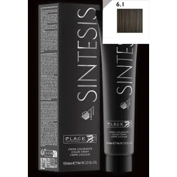 Barva na vlasy Black Sintesis Color Creme New 6.1 - Krémová barva na vlasy 100 ml