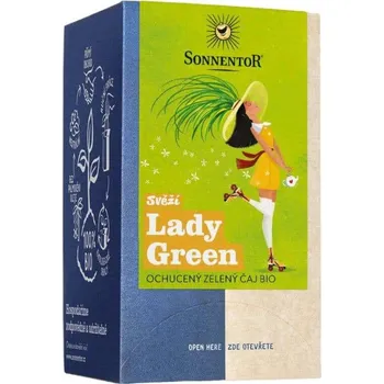 Čaj Sonnentor Svěží Lady Green BIO 18 sáčků