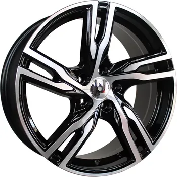 Alu kolo Alu kola Racing Line FE161, 18x8 5x108 ET50, černá + leštění