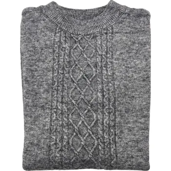 Dámský svetr Dámský hedvábný svetr VENDY Barva: Šedá, Velikost: XL-2XL