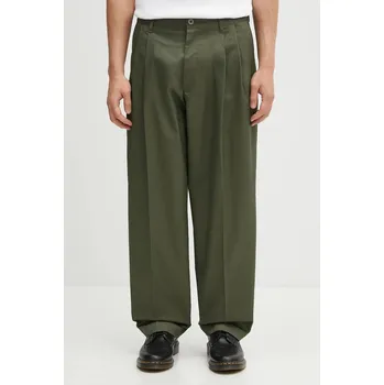 Dámské kalhoty Kalhoty NEIGHBORHOOD TWO TUCK, M, zelená, 91X