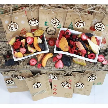 Kalendář Adventní kalendář s lyofilizovaným ovocem 320 g