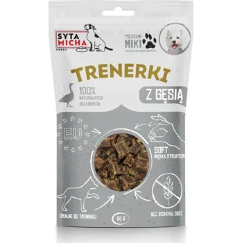 Pamlsek pro psa Husí tréninkové pamlsky - Syta micha, 80 g