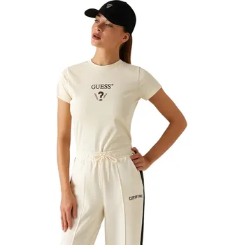 Dámské oblečení GUESS COLETTE SS TEE V4YI21KCDH1 D001 L Velikost: L