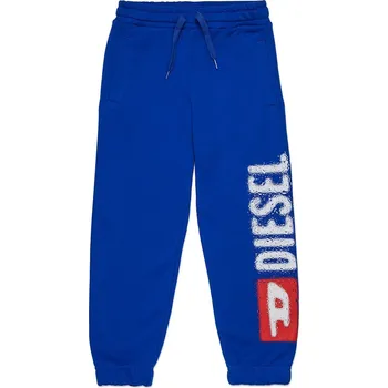 Dětské bavlněné tepláky Diesel PANTLI TROUSERS J02445 modrá 57X, vel. 132