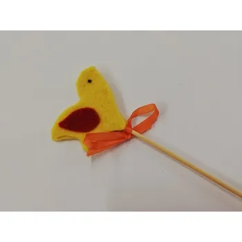 Filcový zápich na špejli - Velikonoce - kuřátko č.6