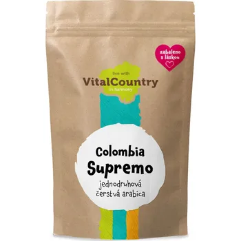 Káva Vital Country Colombia Supremo káva Varianta: Mletá, Množství: 500g