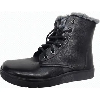Dámské polobotky Dámské zimní vyteplené kožené boty Wild R730-40 černé černá 37