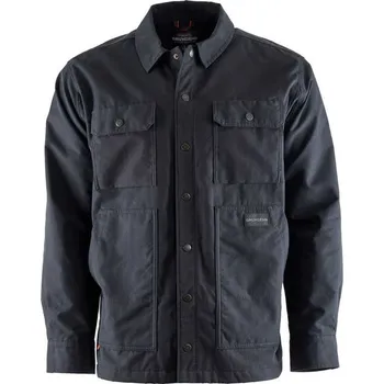 Rybářské oblečení Zateplená Košile Grundéns Jetty Shacket Black Velikost XXL
