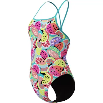 Dámské plavky Dámské jednodílné plavky na bazén Speedo Printed Turnback D40