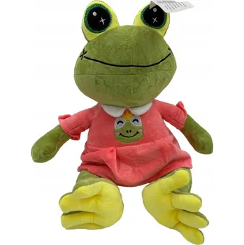 plyšák Plyšová žába 37 cm v šatech – Roztomilý Plyšák