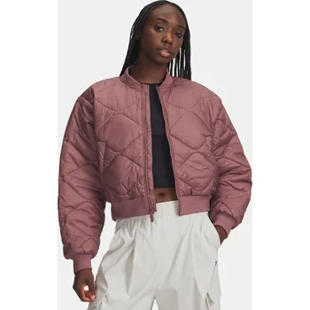 Dámská casual bunda Dámská bunda Under Armour Heritage Bomber-MRN 6000638-651 Červená LG