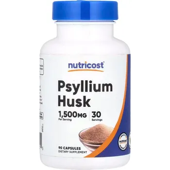 Fitness strava Nutricost Psyllium Husk 1500 mg 90 kapslí