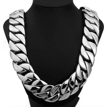 Náhrdelník Steel Edge Pánský ocelový řetěz na krk WJHN229 Délka řetízku: 70cm