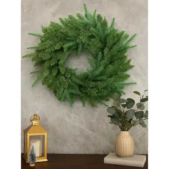 Vánoční dekorace Sinsay - Dekorativní vánoční věnec - zelená - 506HI-77X - 506HI-77X-ONE
