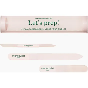 Manucurist Let‘s prep Set skleněných pilníků na nehty