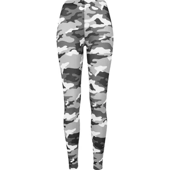 Dámské kalhoty Dámské legíny URBAN CLASSICS TB1331 SNOW CAMO S