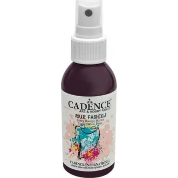 Speciální výtvarná barva Textilní sprej Cadence 100 ml - lilková