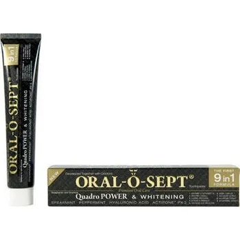 zubní pasta ORAL-O-SEPT zubní pasta QUADRO POWER WHITENING 75 ml