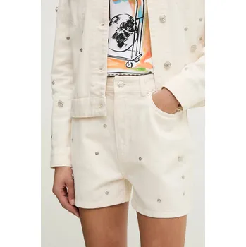 Džínové šortky Moschino Jeans 0347.3718 béžová 01J, vel. 26
