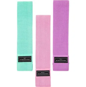 ODPOROVÉ GUMY LÁTKOVÉ TRÉNINKOVÉ 3 KS FITNESS