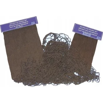 Obraz Dekorativní rybářská síť hnědá, Rozměr: 1 x 2 m