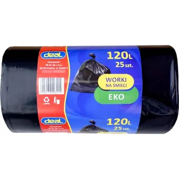 Pytle na odpadky Pytle na odpadky pro smíšený odpad Deal 120 l 25 ks