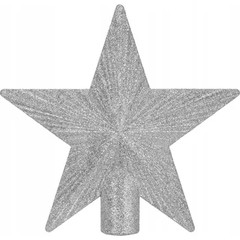 Vánoční dekorace Špičky na stromeček Hvězda 21 cm 1 ks