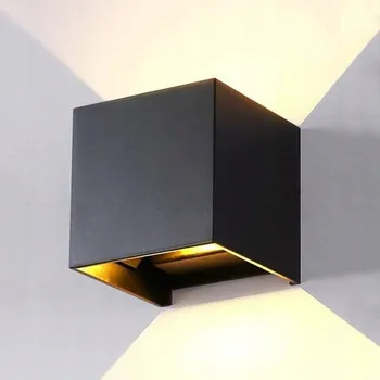 Nástěnné svítidlo Nástěnné svítidlo Homkel černé, integrovaný LED zdroj 6 W