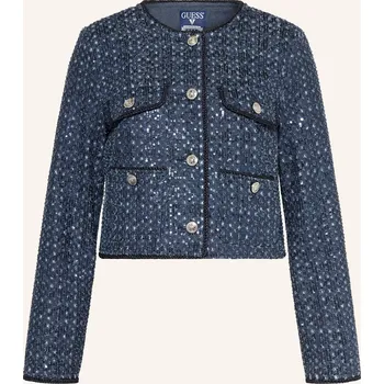 Dámský blejzr Guess Dámské Sako Elisa S Flitry, modrá, 36