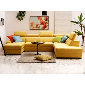 Sedací souprava VENETI JOLIEN žlutá