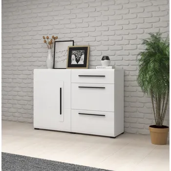 Komoda Praktická komoda se šuplíky IVA - bílá
