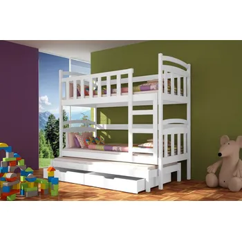 Dětská postel Dětská postel s úložným prostorem ARANKA - 75x180, bílá