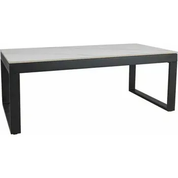 Konferenční stolek Konferenční stolek 121x61 TIZIANO - bílý / černý