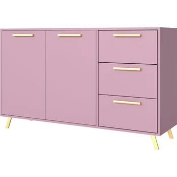 Komoda Kombinovaná komoda AGNESA - švestka