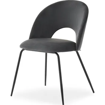 Jídelní židle Jídelní židle ODETTA - grafit / černá