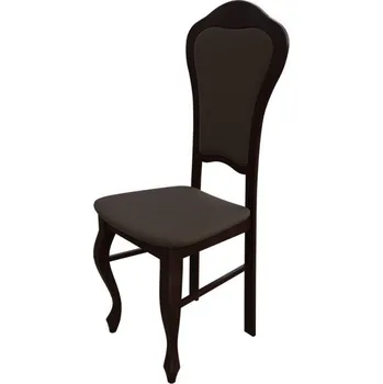 Jídelní židle Čalouněná jídelní židle MOVILE 11 - ořech / tmavá hnědá 1