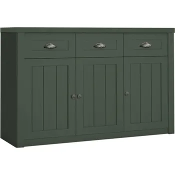 Komoda Široká kombinovaná komoda MARIONA - zelená