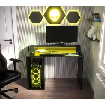 Počítačový stůl Počítačový stůl LAMAR 2 - černý