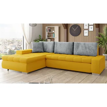 Sedací souprava Rohová sedací souprava ABEL 1 - žlutá