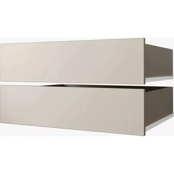 Šatní skříň Set 2 šuplíků do skříně o hloubce 50 cm LORENA - kašmír