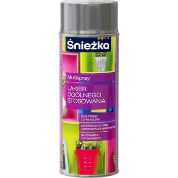 Barva ve spreji Śnieżka Multispray Univerzální R9006 stříbrný 400ml