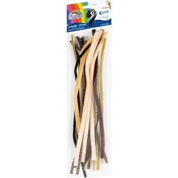 Výtvarná sada Kreativní drátky FIORELLO 30 cm 20 ks hnědé