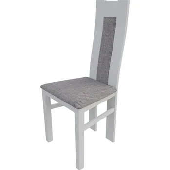 Jídelní židle Kuchyňská židle MOVILE 19 - bílá / šedá 2