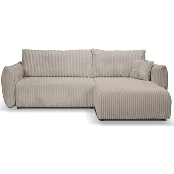 Sedací souprava Rozkládací rohová sedačka SUDBURY - ecru 1