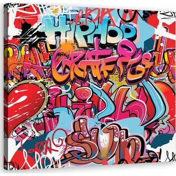 Obraz OBRAZ NA PLÁTNĚ MLÁDEŽNICKÝ Street Art 50x50